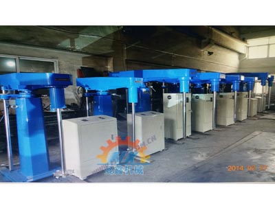 分散機(jī)完成，交付使用